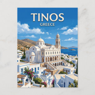 Carte Postale Église de Panagia de Tinos Grèce