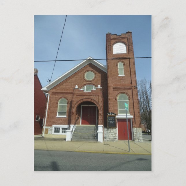 Carte Postale Église de Pennsylvanie (Devant)