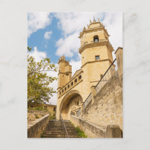 Carte Postale Église d'Elciego, région de La Rioja, Espagne