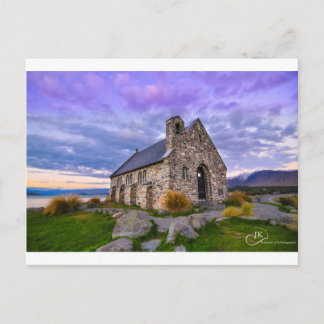 Carte Postale Église du Bon Berger Lac Tekapo NZ : Postca