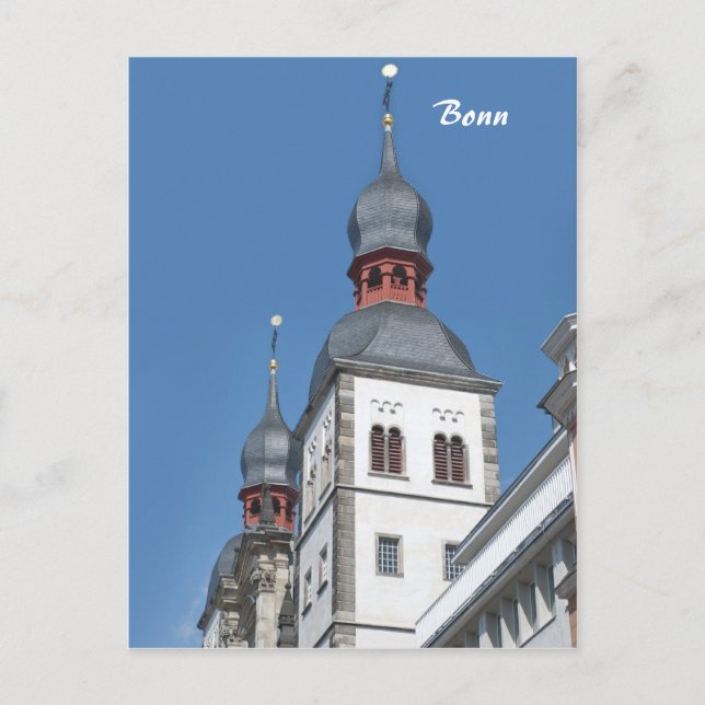 Carte Postale Église du nom de Jésus à Bonn (Devant)