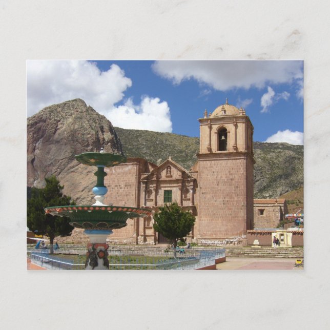 Carte Postale église du Pérou (Devant)