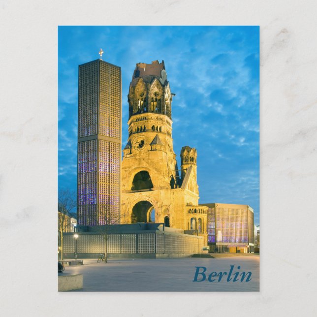 Carte Postale Église du Souvenir de Berlin (Devant)