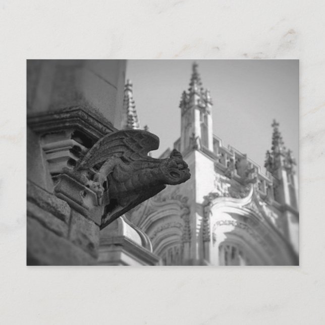 Carte Postale Église Gargoyle (Devant)