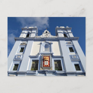 Carte Postale Eglise Misericordia : Angra, Terceira, Açores P