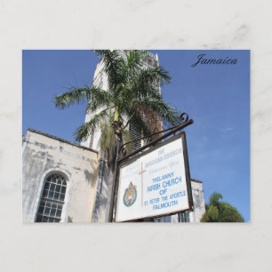 Carte Postale Église paroissiale de Trelawny, Falmouth, Jamaïque