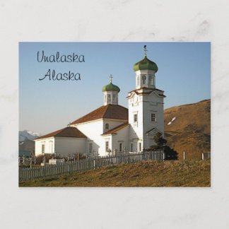Carte Postale Église russe d'Unalaska