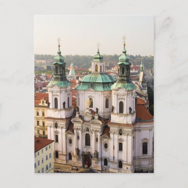 Carte Postale Église Saint-Nicolas de Prague (Devant)