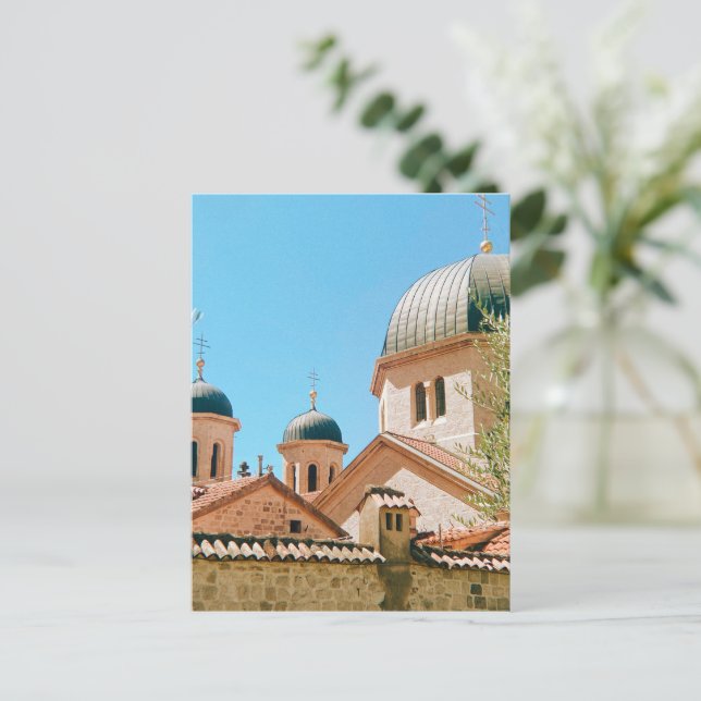Carte Postale Église Saint-Nicolas - Kotor - Monténégro (Debout devant)