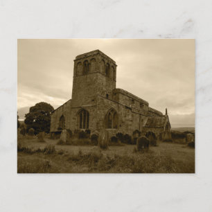 Carte Postale Église Sainte-Marie, Leake, Thirsk