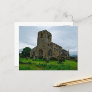 Carte Postale Église Sainte-Marie, Leake Yorkshire du Nord Patri