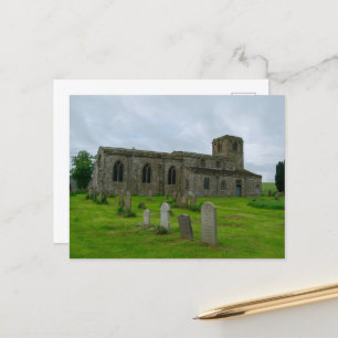 Carte Postale Église Sainte-Marie, Leake Yorkshire du Nord Patri