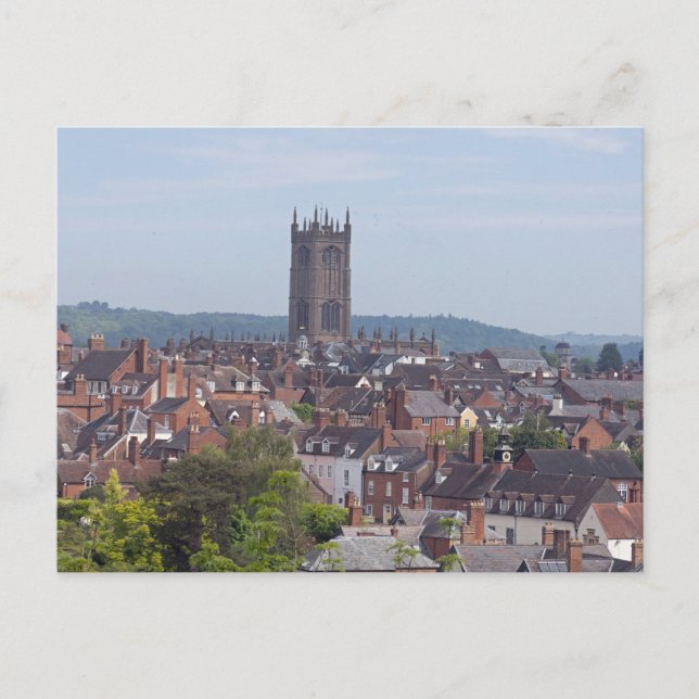 Carte Postale Eglise St Laurence Ludlow (Devant)
