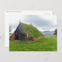 Eglise Vidimyri Turf dans le nord de l'Islande