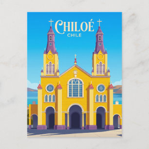 Carte Postale Églises de Chiloe Chili