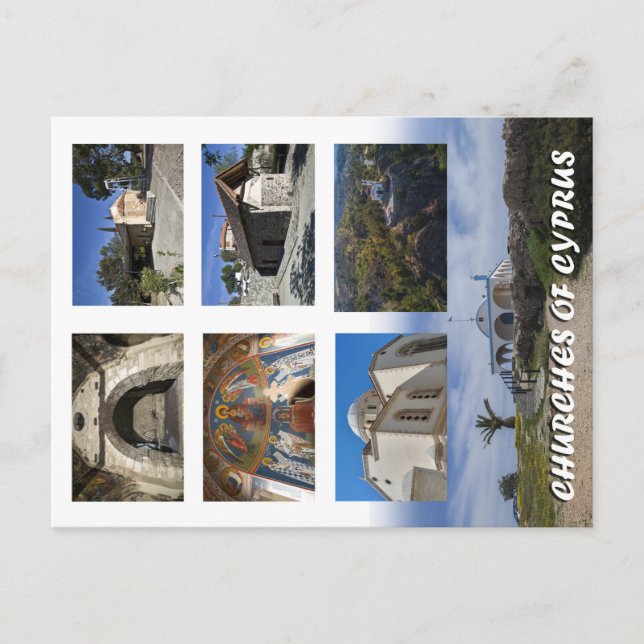 Carte Postale Eglises de Chypre (Devant)
