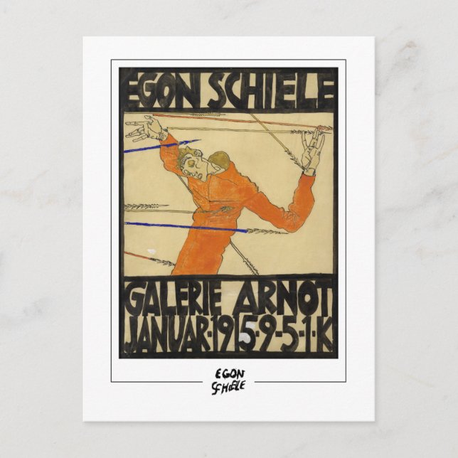 Carte Postale Egon Schiele #231-2 - Beaux-Arts (Devant)