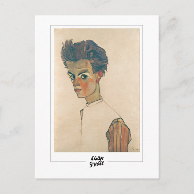 Carte Postale Egon Schiele #28 - Beaux Arts (Devant)