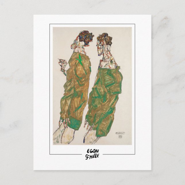 Carte Postale Egon Schiele #421 - Beaux-Arts (Devant)