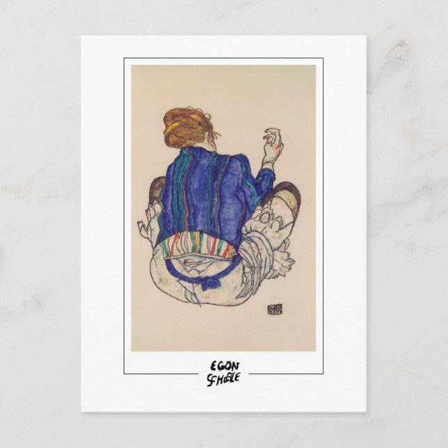Carte Postale Egon Schiele #501 - Beaux-Arts (Devant)
