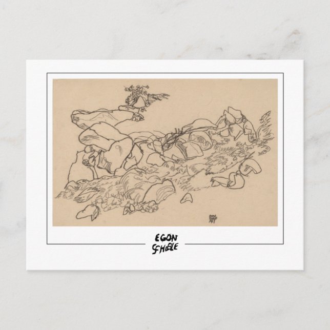 Carte Postale Egon Schiele #560-2 - Beaux-Arts (Devant)
