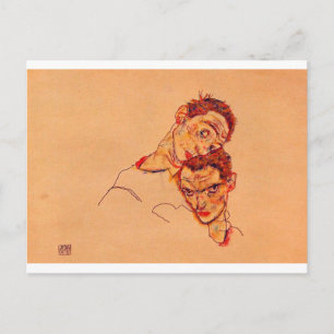 Carte Postale Egon Schiele - Double Autoportrait