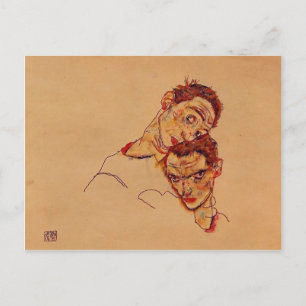 Carte Postale Egon Schiele - Double Autoportrait