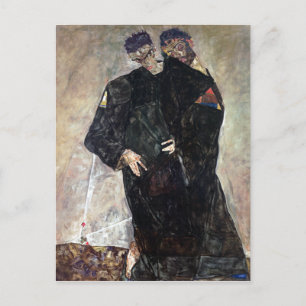 Carte Postale Egon Schiele Les Ermite