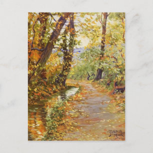 Carte Postale Egon Schiele- Ruisseau sinueux