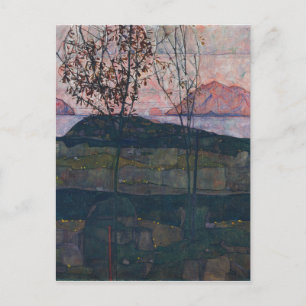 Carte Postale Egon Schiele Setting Sun