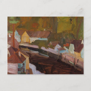 Carte Postale Egon Schiele - Village au bord de la rivière