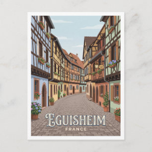 Carte Postale Eguisheim, Alsace, France