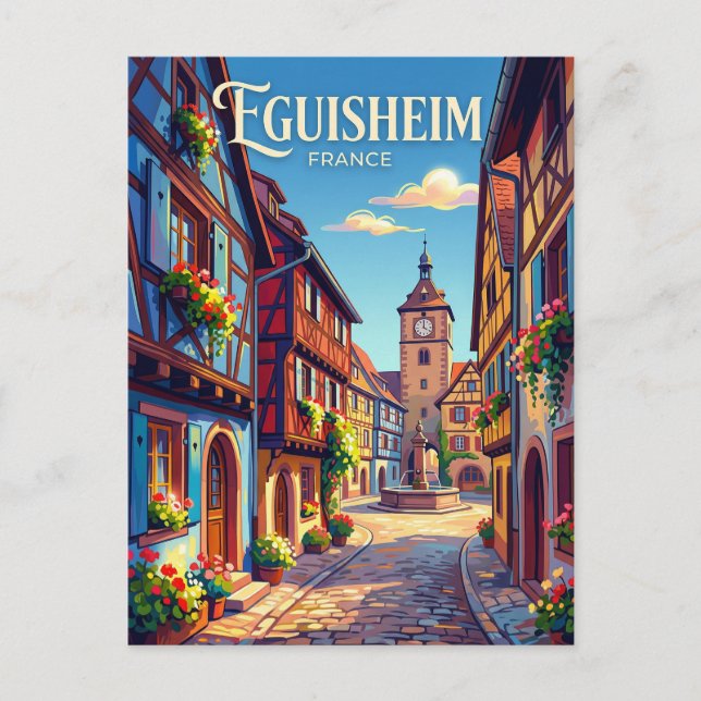 Carte Postale Eguisheim France (Devant)