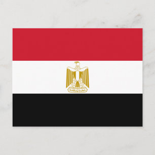 Carte Postale Egypt Flag Postcard
