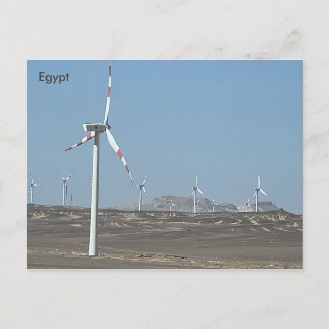 Carte Postale Egypt Wind Farm, Egypte (Devant)