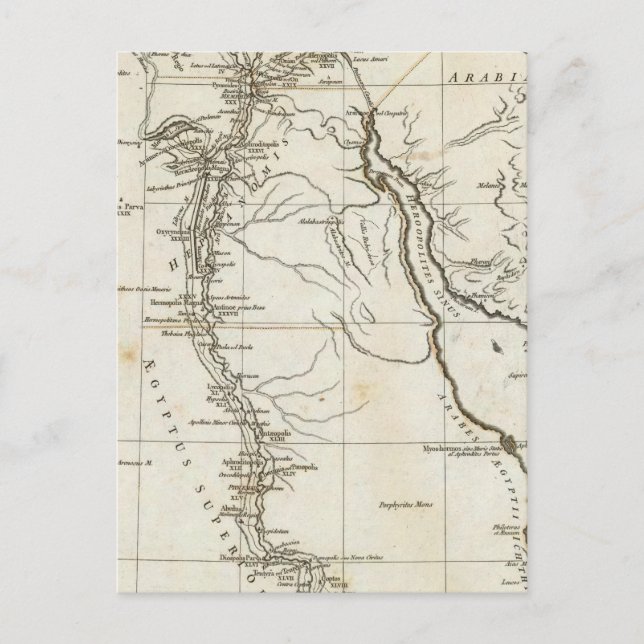 Carte Postale Égypte ancienne 4 (Devant)