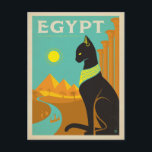 Carte Postale Égypte Cat<br><div class="desc">Anderson Design Group est une société d'illustration et de conception de pointe située à Nashville, au Tennessee. Founder Joel Anderson Directives Team of talented artists to create original poster art that looks like classic vintage publicité prints from the 1920s to the 1960s.</div>