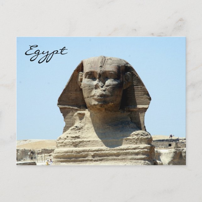 Carte Postale egypte face sphinx (Devant)