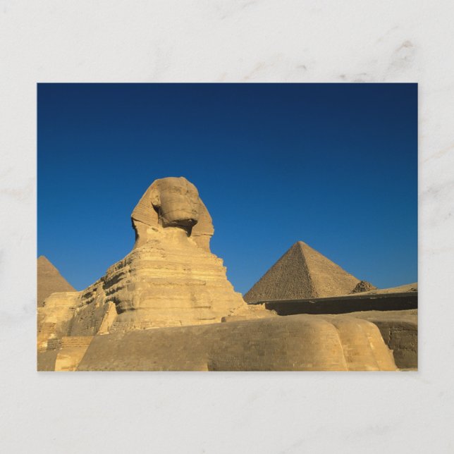 Carte Postale Égypte, Gizeh, Le Sphinx, Ancien Empire, Unesco (Devant)