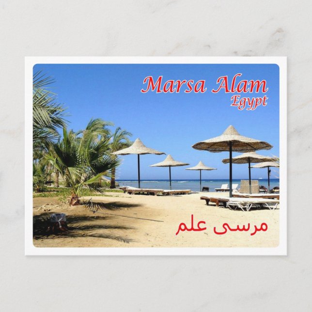 Carte Postale Égypte - Mer Rouge - Marsa Alam - (Devant)