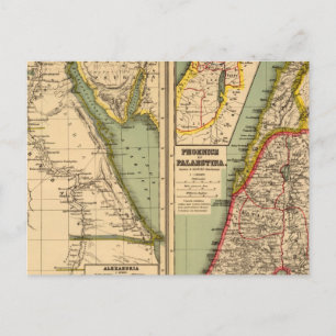 Carte Postale Egypte, Phénicie et Palestine
