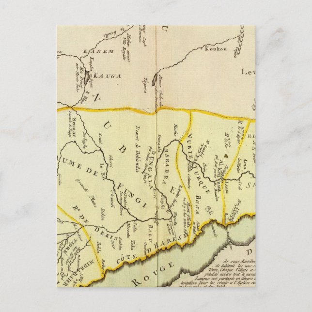 Carte Postale Égypte, Soudan (Devant)