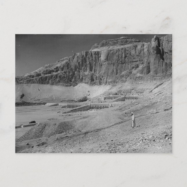 Carte Postale Égypte. Temple de Deir El Bahre vers 1936 (Devant)