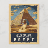 Egypte vintage : Grande Pyramide de Gizeh Travel