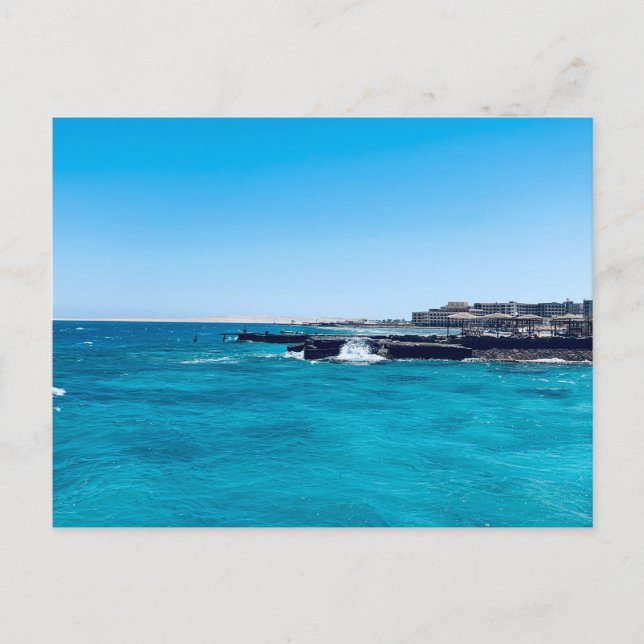 Carte Postale Egypte, Vue mer Rouge, Hurghada (Devant)