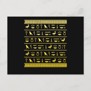 Carte Postale Egyptian Hieroglyphics Historian Ancient Egypt