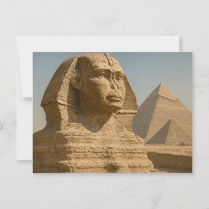 Carte postale égyptienne Majestic Sphinx Guardian