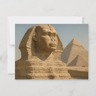 Carte postale égyptienne Majestic Sphinx Guardian