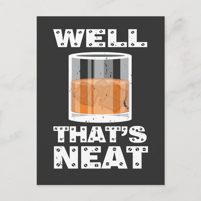 Carte Postale Eh bien c'est bien - Drôle Whiskey (Devant)
