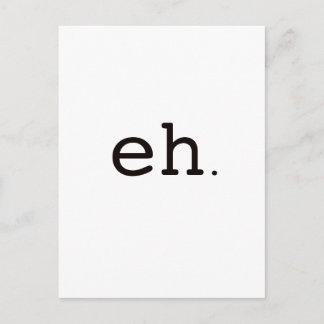Carte Postale Ehh. Rouge noir